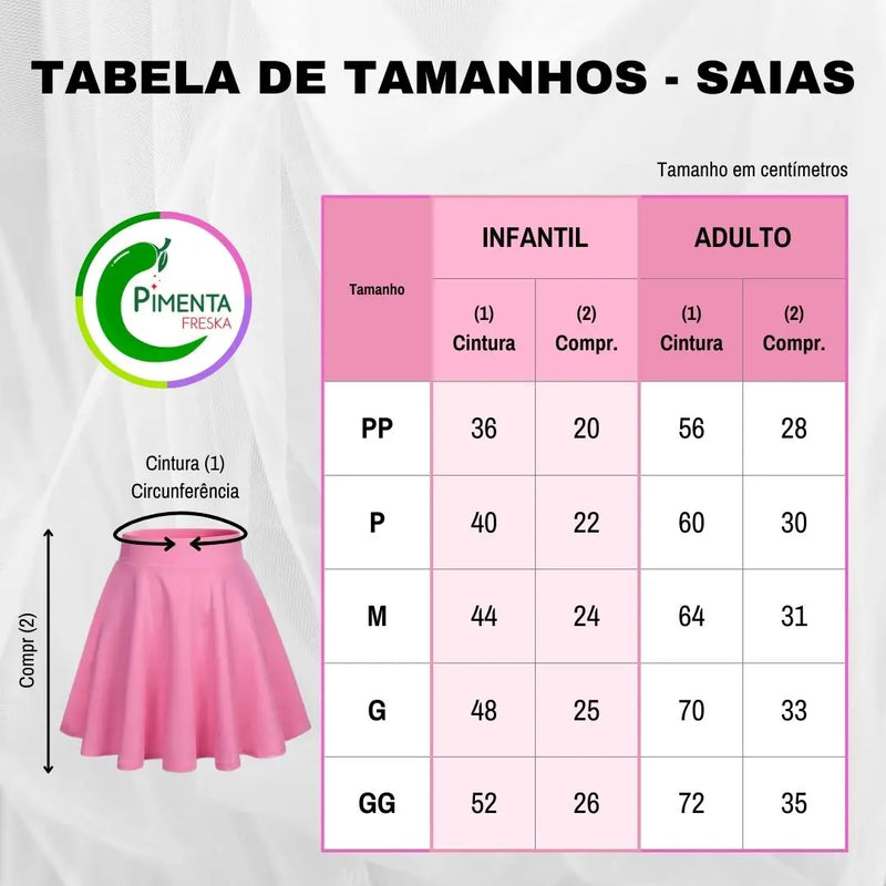 Saias curtas/mini Moda praia/ Reveillon/Verão - roupas femininas - saia