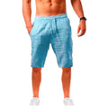 shorts de linho fitness streetwear