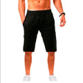 shorts de linho fitness streetwear