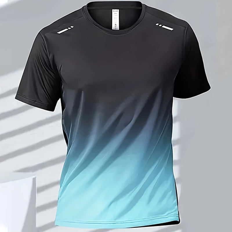 Camisetas gradiente outfit esportiva