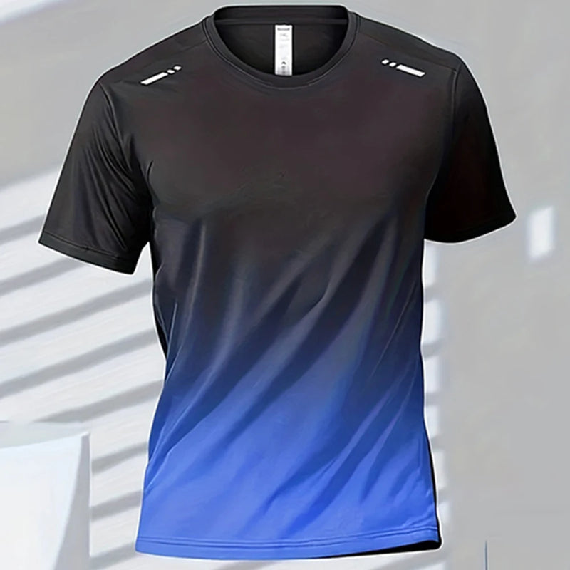 Camisetas gradiente outfit esportiva