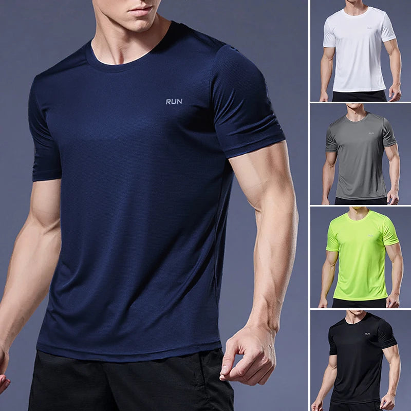 Camisas esportiva jogging t-shirts fitness