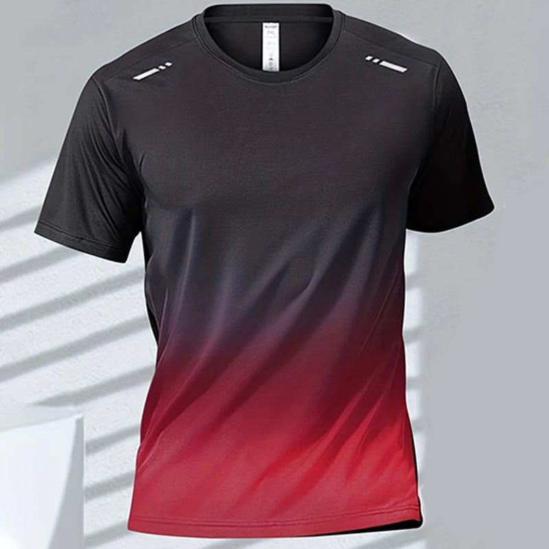 Camisetas gradiente outfit esportiva