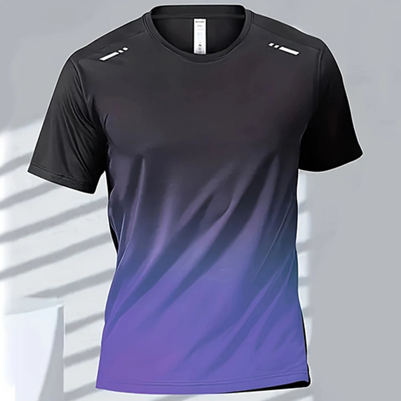 Camisetas gradiente outfit esportiva