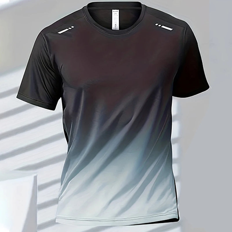 Camisetas gradiente outfit esportiva