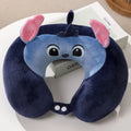 Desenho animado Disney Lucifer Cat Stitch Alien Lot-o-huggin Bear Linabell Stellalou Travel Relax Plush Cute U-shaped Neck Guard Pillow