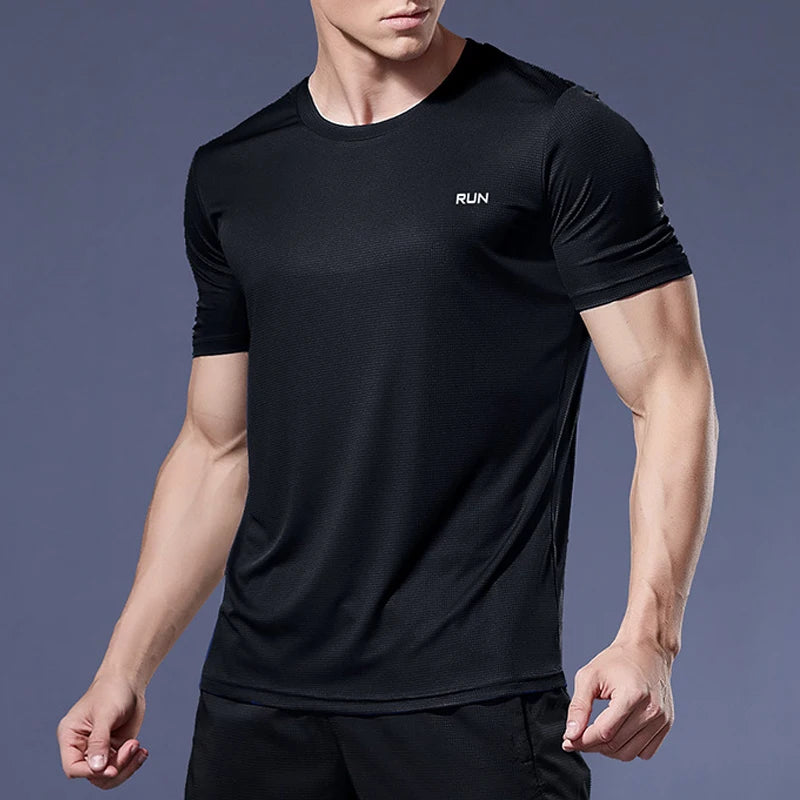 Camisas esportiva jogging t-shirts fitness