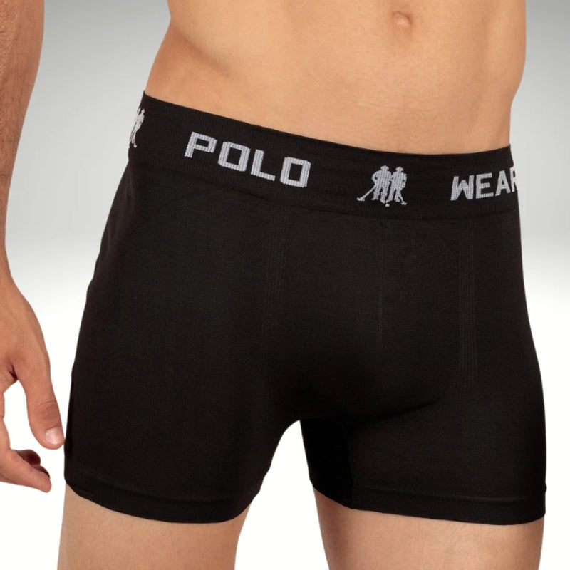 Cueca Boxer Masculina Original Polo Wear Microfibra Kit 4